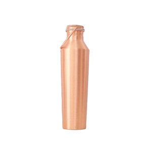 New Style Pure Copper Water Bottle Usage for Sport Fitness Yoga Gym Leak Proof Drink Ware Water Bottle Handicrafts - Product Image 6