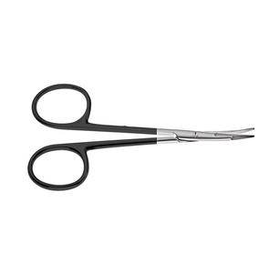 Tijeras Supercut Dentadas Estándar Alemanas Kaye de 11.5 cm, Curvas, de Acero Inoxidable, Instrumento Quirúrgico Manual, Certificación CE Clase I - Product Image 6