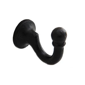 Antique Iron Wall <b>Hook</b> for Entryway Storage Heavy Duty Handmade Rustic <b>Coat</b> Hanging Organizer Rack - Product Image 6