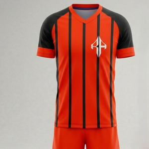 Nuevo Uniforme de Fútbol Personalizado para Hombre, Servicio OEM de Verano, Uniforme de Fútbol Transpirable de Manga Corta de Primera Calidad Personalizado por RIVIAN ATLANTIC - Product Image 6