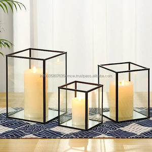 Hot Selling Luxurious Metal Aluminium Candlestick Holder Unique Customised <b>Lantern</b> Design for Home Decor Featuring <b>Christmas</b> - Product Image 5
