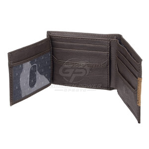 Cartera de Cuero para Hombre de Estilo Clásico con Diseño Personalizado, Cierre Abierto, Múltiples Ranuras para Tarjetas y Práctico Compartimento para Efectivo - Product Image 2