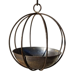 Jardinière décorative en métal avec support, jardinière haute antique, petite jardinière, pot de fleurs décoratif, support de plantes en métal, plante d'intérieur - Product Image 5