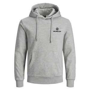 เสื้อฮู้ดดี้ผู้ชายแบบแห้งเร็ว ระบายอากาศได้ดี พิมพ์โลโก้ได้ตามต้องการ คุณภาพสูง MOQ ต่ำ - Product Image 1