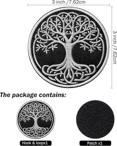 Embroidered Badge <b>Patch</b> Hook and Loop Backing Tree of Life <b>Morale</b> Tactical <b>Patch</b> for Backpacks, Hats, Vests, <b>Patch</b> Wall - Product Image 5