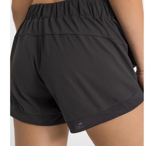 Elastic High Waist Solid Color Women's Zipper Fly Summer Shorts Pocket 100% Cotton Breathable Gym <b>Boxer</b> Hot Casual Plus Size - Product Image 6