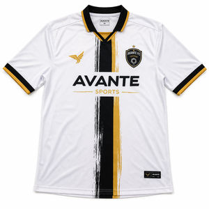 ผู้ผลิตเสื้อฟุตบอลแบบ OEM ตามสั่ง แห้งเร็ว ระบายอากาศได้ดี ผ้าโพลีเอสเตอร์ 100% พิมพ์ลายชื่อและหมายเลขผู้เล่น - Product Image 4