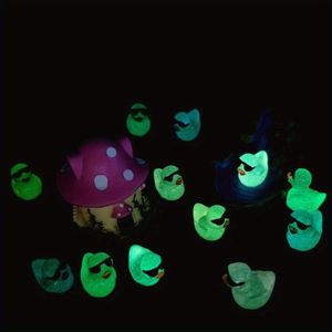 24 Canards Lumineux avec Lunettes de Soleil, Mini Figurines d'Animaux en Résine, Ornements de Jardin pour Jardin Féerique, Accessoires Artistiques, 24 Canards Lumineux - Product Image 4