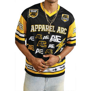 <b>Men</b>’s Oversized Mesh Football Jersey Sublimation Print Streetwear Sports Top OEM ODM Wholesale - Product Image 1