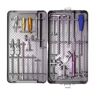 Kit d'instruments pour plaques DHS et DCS de chirurgie osseuse CE & ISO, plaques de blocage chirurgicales pour traumatismes, ensembles d'instruments pour implants orthopédiques - Product Image 3