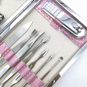 Top Selling <b>Manicure</b> Pedicure Set High Quality Custom Made Stainless Steel Lightweight <b>Manicure</b> <b>Kit</b> With Customized Packaging - Product Image 5
