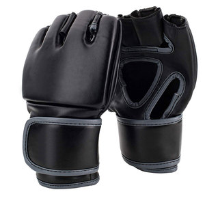 Guantes de MMA de Fabricación Profesional para Entrenamiento de Combate, Material de Cuero Duradero - Product Image 4