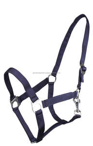 Lightweight <b>Thick</b> Nylon Webbing Nylon Horse halter in vibrant colors and custom sizes stainless steel hardware halter horse - Product Image 4