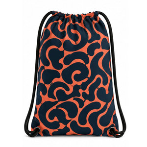 Sac à dos à cordon de serrage sérigraphié rouge, jaune et blanc, en Spandex/Polyester léger 360g, unisexe – Ne laissez pas l'occasion vous échapper ! - Product Image 5