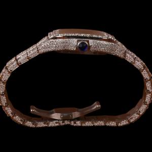 New Arrival Square <b>Skeleton</b> Customized Dial Moissanite Diamond Fashion Certified Wristwatch Attractive 41MM Stunning <b>Man's</b> Gift - Product Image 6