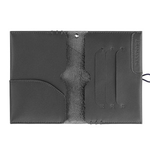 Personalized PU Leather Luxury Travel Wallet Passport <b>Holder</b> Minimalist Clip Closure High Quality Customizable - Product Image 5