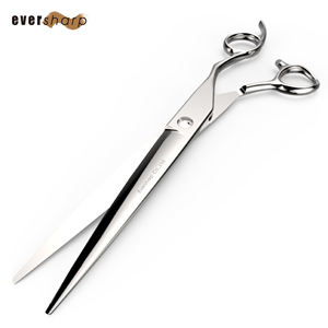 Tijeras Profesionales Eversharp Japonesas de Acero Inoxidable 440C Curvadas para Peluquería Canina, Eliminación de Pelo Muerto y Desenredado - Product Image 2