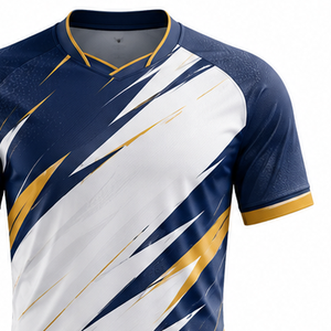 Ensemble maillot et short de football moderne, tenue d'équipe personnalisée, uniforme athlétique léger pour joueurs professionnels et amateurs - Product Image 4