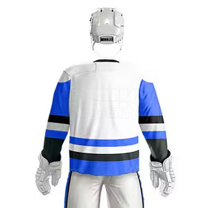 Uniforme de hockey sur glace respirant avec logo personnalisé, fabrication professionnelle, vêtements de sport, uniforme de hockey sur glace en vente en ligne - Product Image 4