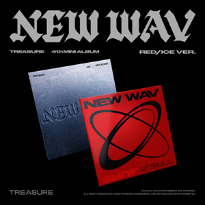 TREASURE NEW WAV RED ICE Ver 4th มินิอัลบั้ม  แผ่นซีดีอัลบั้มเพลงเคป๊อปของแท้  โฟโต้บุ๊ค  โฟโต้การ์ด  โปสเตอร์  ของขวัญรุ่นลิมิเต็ดอิดิชั่น - Product Image 1