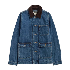 Chaqueta vaquera de mezclilla para mujer de alta demanda, estilo Deep Atlantic, de algodón orgánico, ropa de trabajo, ropa exterior, fabricación OEM de marca privada personalizada - Product Image 5