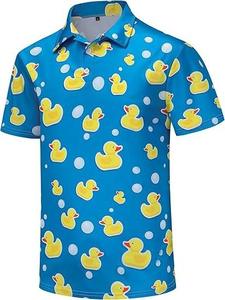 High Quality Printed Golf Polo <b>Tshirts</b> Mens <b>Polyester</b> Sport Breathable Hawaii PoloShirts - Product Image 6