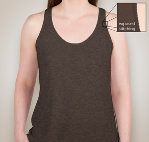 Camiseta sin mangas de punto de color liso para mujer, cuello redondo, informal, transpirable, 100% algodón, con detalle de costuras expuestas - Product Image 3