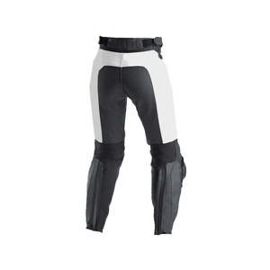 Pantalones de cuero para motocicleta de calle para hombre, pantalones de carreras de cuero de vaca con protectores, de alta calidad - Product Image 5