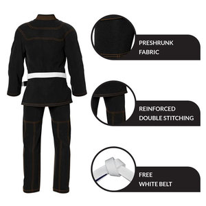 Uniforme de Jiu-Jitsu de Material Duradero con Etiqueta Privada, Uniforme de Kimono de Jiu-Jitsu con Logotipo Personalizado Impreso - Product Image 5