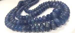Perles Rondelles Lisses et Graduées en Tanzanite Bleue Naturelle Non Traitées 7-10mm - Product Image 5