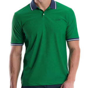 wholesale High-quality custom-made summer men's printed embroidered plain weave fabric lapel golf polo shirt 2026 - Product Image 1
