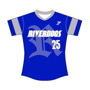 Maillot de softball Compression Fastpitch bleu royal pour femme, 85 % polyester, 15 % élasthanne, extensible dans les 4 sens, anti-humidité, logo personnalisé, OEM - Product Image 1