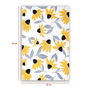 Nouvelle serviette de cuisine à motif floral de haute qualité, imprimée gaufrée, séchage rapide, 100 % coton, serviettes de cuisine personnalisées en promotion. - Product Image 5