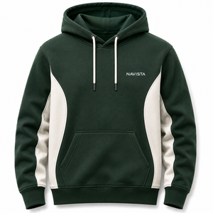 Hoddies Custom Front Embroidered Logo Men's Winter Heavy Weight 500 Gsm 100% Cotton <b>Thick</b> <b>Fleece</b> Regular Oversized Hoodie - Product Image 1