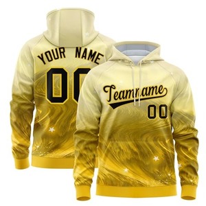 Sweat-shirt à capuche unisexe personnalisé en polyester sublimé avec nom d'équipe, numéro et logo – Vêtements de sport personnalisés OEM - Product Image 6
