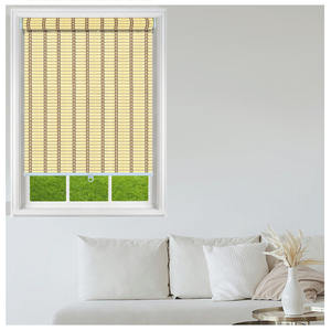 Persiana Enrollable de Bambú Inalámbrica Integrada con Diseño Natural Liso y Patrón Horizontal que Filtra la Luz para Interiores Ecológicos - Product Image 2