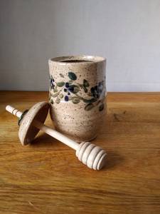 Natural Wood Eco-Friendly Honey Dripper with Long Handle and Mirror Polish <b>for</b> Camping Breakfast Accessories - Product Image 3