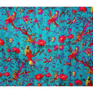 Couvre-lits Kantha vintage modernes et tendance, patchwork ethnique traditionnel, 100% coton, écologiques, faits à la main, imprimés, pour la maison et l'hôtel - Product Image 2