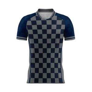 เสื้อฟุตบอลผู้ชายแบบพรีเมียมสั่งทำพิเศษ ผ้าโพลีเอสเตอร์ 100% พิมพ์ลายแบบซับลิเมชั่น ชื่อทีมด้านหน้า ดีไซน์ระบายเหงื่อได้ดี สำหรับผู้ใหญ่ - Product Image 3