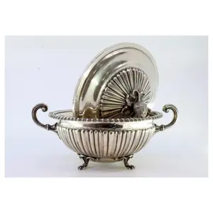 หม้อตุ๋นสเตนเลสสตีลแบบคลาสสิก ทนทาน ปลอดภัยสำหรับอาหาร เหมาะสำหรับใช้ในบ้าน โรงแรม และร้านอาหาร - Product Image 3