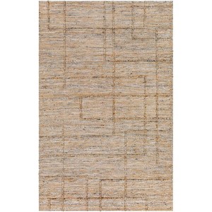 Tapis de sol rectangulaire moderne en jute à tissage plat, en fibres naturelles écologiques, pour salon, nettoyage facile - Product Image 1