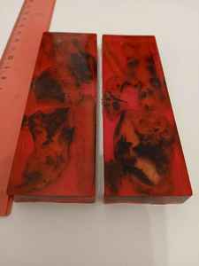 2 Placas de cuerno rayado de búfalo para fabricación de cuchillos, empuñaduras y marcos, incrustaciones para guitarra - Product Image 4