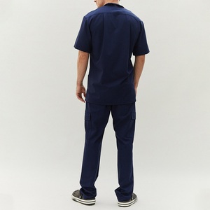 New 2026 Designed Highly Active Medical Scrub Suits Breathable Knitted Fabric Mesh Panels for Extra Ventilation Hospital Uniform - Product Image 4