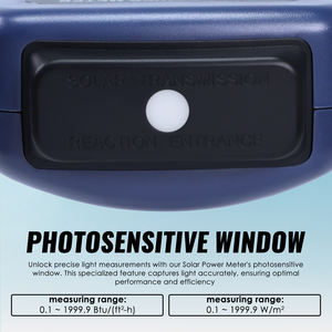 Medidor de Energía Solar Profesional, Piranómetro de Alta Precisión de 340-1100nm para Investigación Solar y Agricultura - Product Image 6