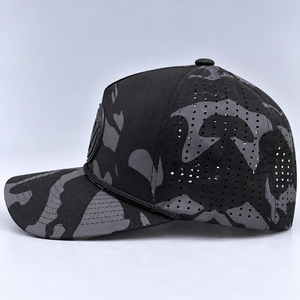 Gorras de Golf Impermeables Personalizadas con Logotipo de Goma Cortado con Láser, Gorras Deportivas Transpirables, Fabricante Mayorista en Vietnam, OEM ODM, Fábrica de Gorras - Product Image 2