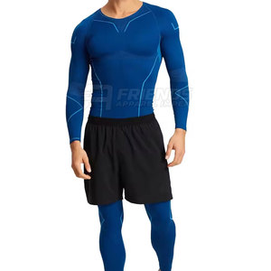 Performance <b>Compression</b> <b>Shirt</b> For Men With Tight Fit Sweat Absorbing Material And Active Sports Style - Product Image 4