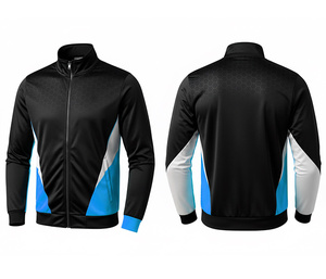 Custom Team Full Zip <b>Track</b> <b>Jacket</b> Running and Fitness Wear Warm Breathable Quick Dry | Sizes <b>Men</b> Women Youth - Product Image 5