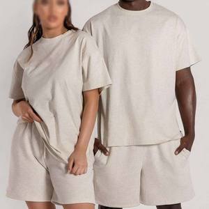 Conjunto de Camiseta y Pantalones Cortos para Hombre, Verano, Cómodo, Elegante, Transpirable, Tela de Poliéster/Algodón, Personalizable, Tallas Grandes - Product Image 3