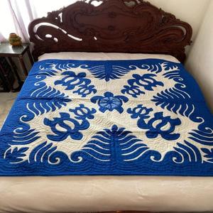 Edredones de Cama Hechos a Mano 100% Algodón Puro, Estilo Hawaiano Vintage, Ecológicos, de Primera Calidad, para Todas las Temporadas, Venta al Por Mayor, OEM - Product Image 1
