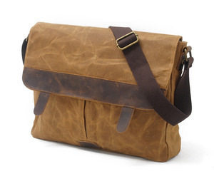 Navrit Creation Cross Body <b>Bag</b> with Waxed <b>Canvas</b> Buckle Closure <b>Small</b> Size Daily Use-Model DES-CAN-111 - Product Image 3